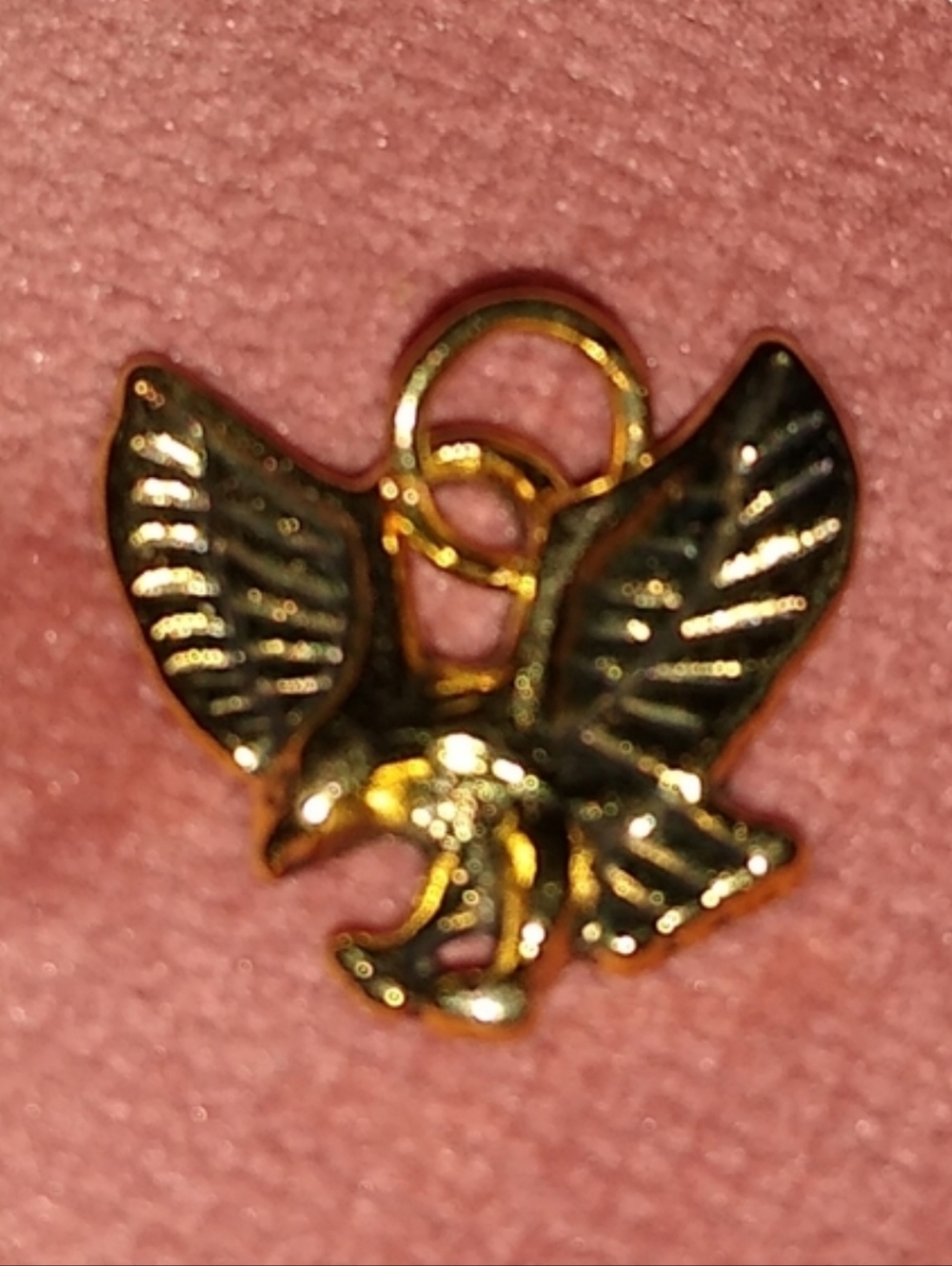 Little Gold Eagle Charms for Necklace or Bird Pendant DIY Build A Charm Bracelet